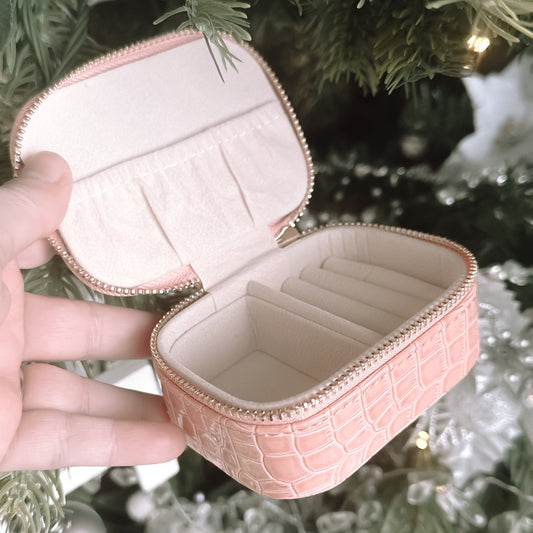 Pink midi jewellery box