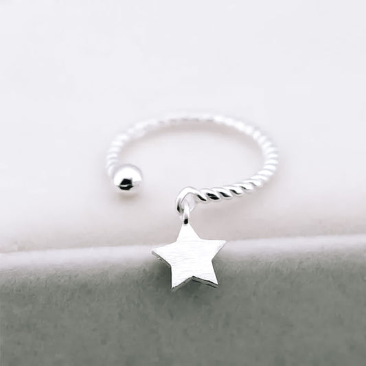 Star charm ring