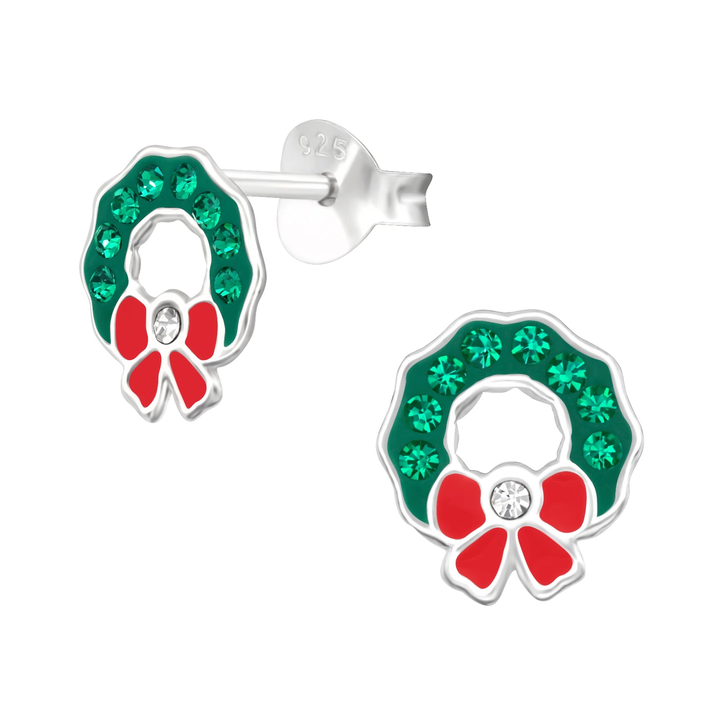 Christmas wreath studs