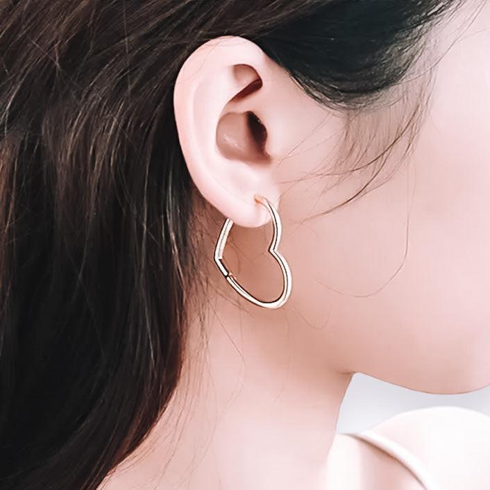 large heart hoops