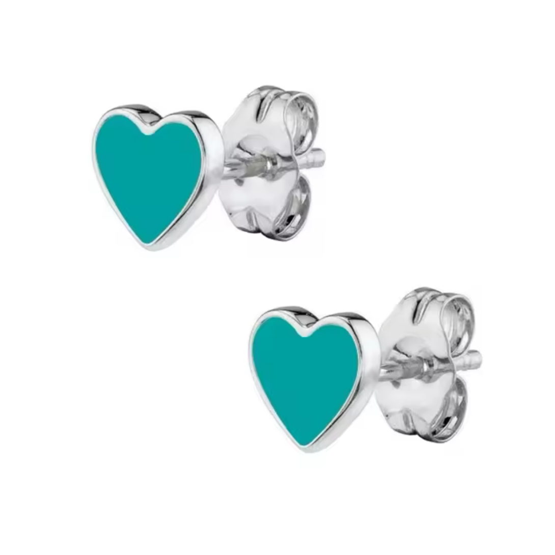 Tiffany heart stud