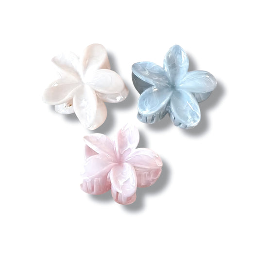 Pink Flower hair clip
