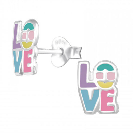 Colourful love stud