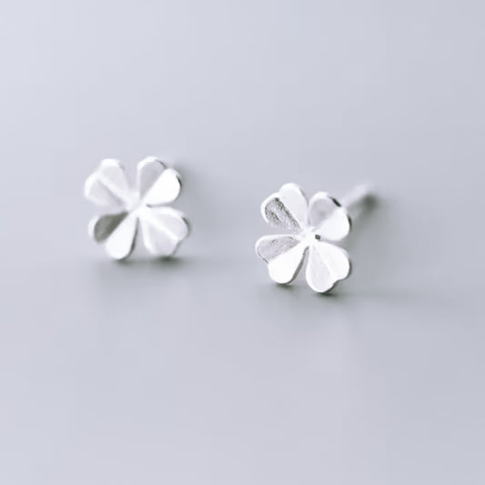 Sterling silver four leaf clover - good luck