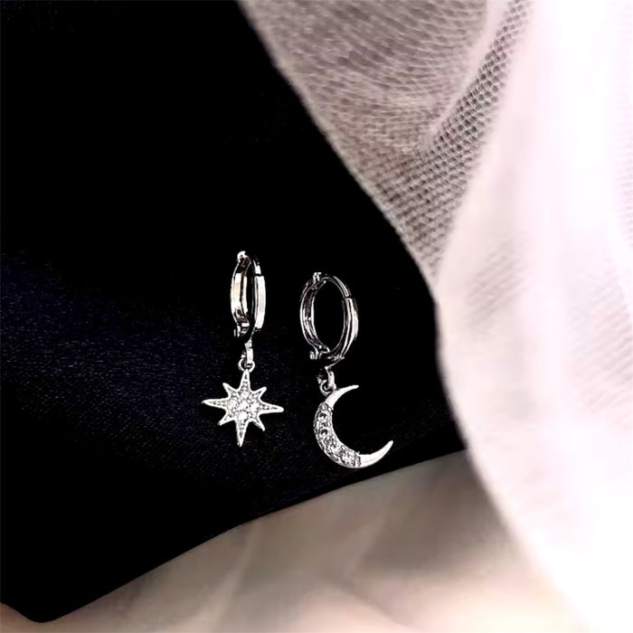 Night sky star and moon huggies