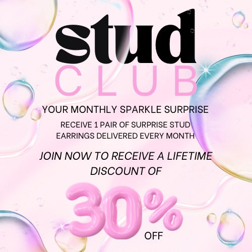 Stud Club - Your monthly Sparkle Surprise only £6.99