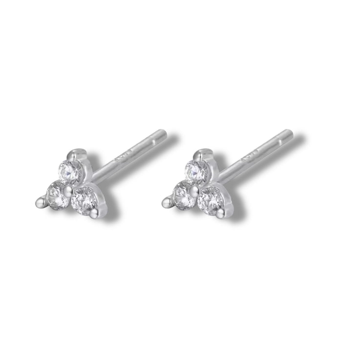 Crystal trio studs