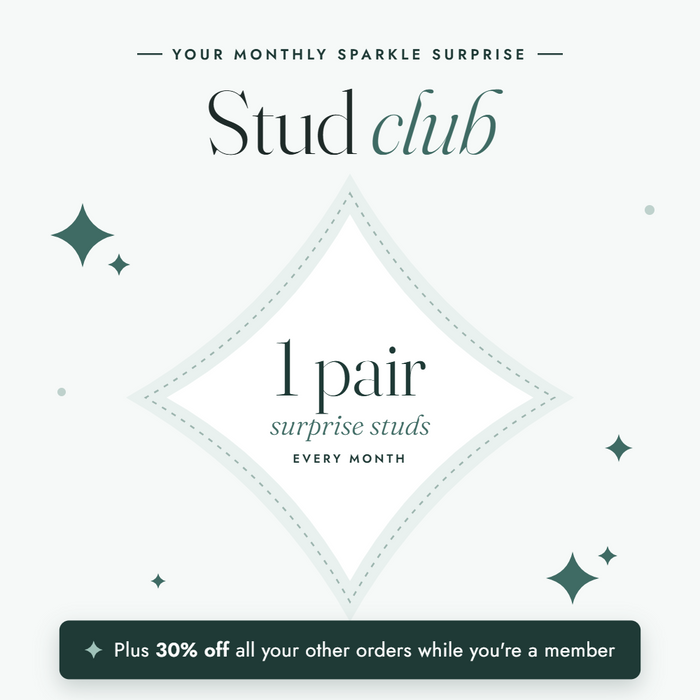 Stud club – a surprise pair every month