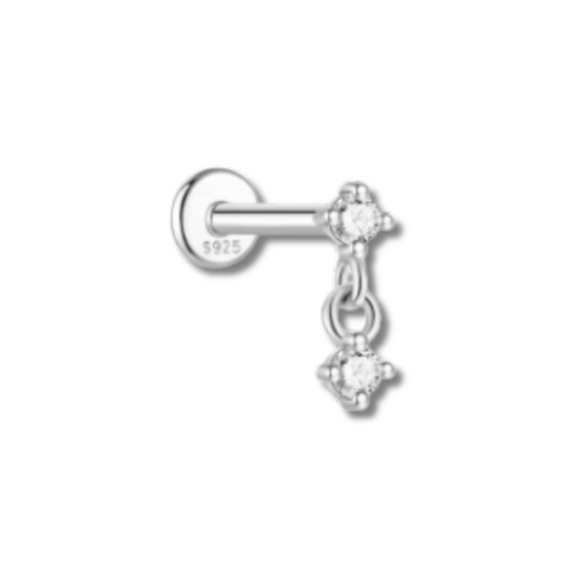 Delicate Drop Crystal flat back