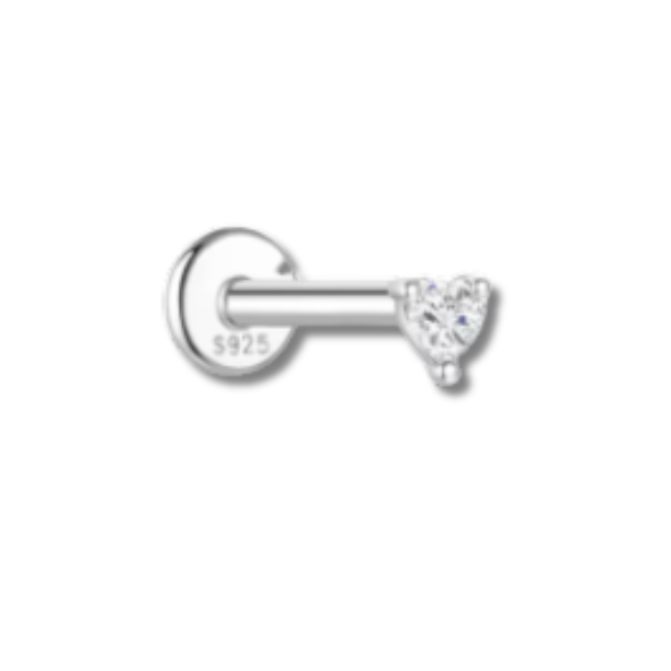Mini Heart crystal flat back