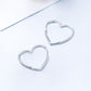 Large heart hoops